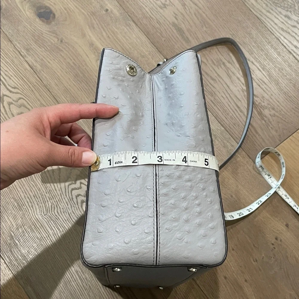 Kate Spade New York Loden Bristol Drive Ostrich Embossed Leather Bag